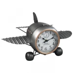 Mascagni Airplane Metal Clock with Storage Compartment – Decorative and Functional Design - Mascagni