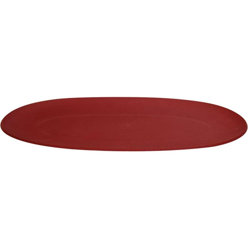 طبق أحمر بمقاس 19×35.2×1.7 سم قطعة تقديم أنيقة للعرض على الطاولة – من أومادا – تصفية - أومادا
