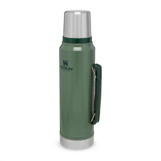 Stanley Classic Legendary Bottle 1.0L – Hammertone Green Insulated Bottle for Hot & Cold Beverages Stanley Classic Legendary Bottle 1.0L – Hammertone Green Insulated Bottle for Hot & Cold Beverages