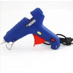 60W Hot Melt Glue Gun, Fast Heating with Copper Nozzle, Lightweight, Easy to Use for Craft & Repair Projects