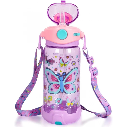 Vest Kids Water Bottle 650ml – BPA-Free, Straw & Lanyard, Leak-Proof Flip Lid for School & Travel Vest Kids Water Bottle 650ml – BPA-Free, Straw & Lanyard, Leak-Proof Flip Lid for School & Travel