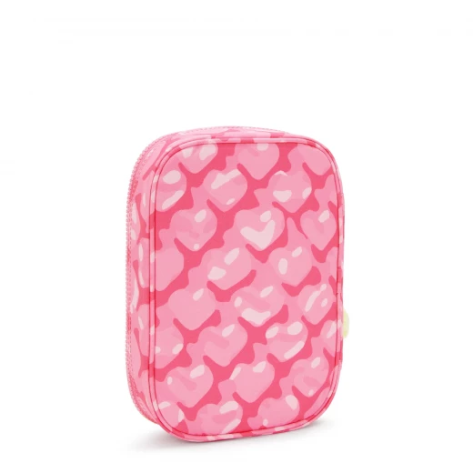 Kipling Adorable Hearts Large Pencil Case, Stylish Feminine Design, Holds up to 100 Pens 21 x 5 x 15 cm - Kipling - Image 4