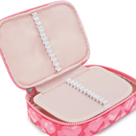 Kipling Adorable Hearts Large Pencil Case, Stylish Feminine Design, Holds up to 100 Pens 21 x 5 x 15 cm - Kipling - Image 2