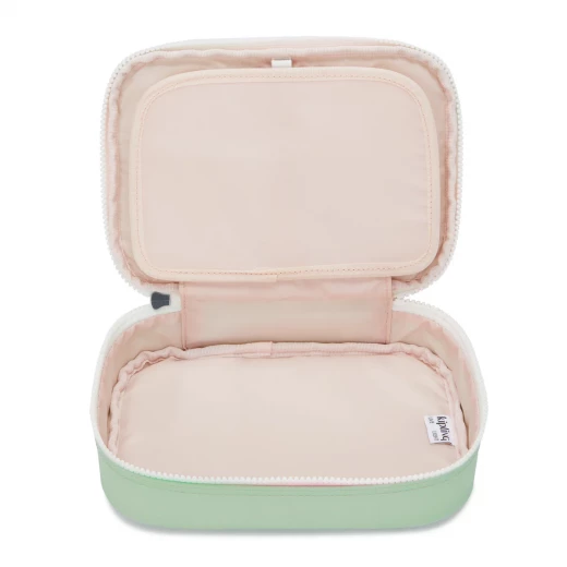 Kipling 100 Pens Large Pencil Case – Soft Matte Green, Stylish & Spacious Design 21 x 5 x 15 cm - Kipling - Image 2