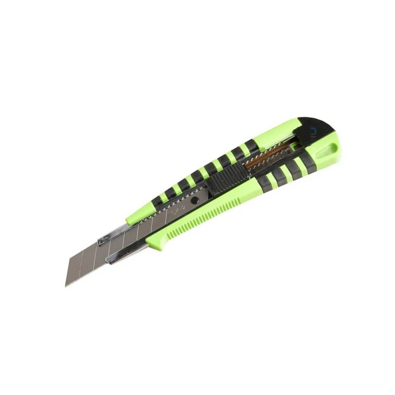 Raion MRG-9 Paper Knife (Scalpel) 18mm – Precision Cutting Tool for Office and School Green - Raion
