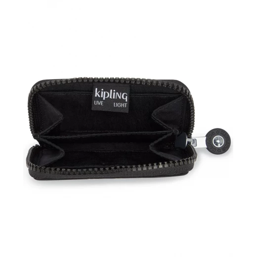 Kipling Cash Buddy Small Wallet Unisex – Black Noir 10 × 1.5 × 7 cm – Compact & Lightweight, Perfect for Small Bags - Kipling - Image 4