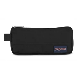 JanSport Basic Accessory Pouch, Black, 0.4 Liter , 9 x 21 x 2.5 cm, Durable Storage Pouch for Stationery, Cables & Essentials