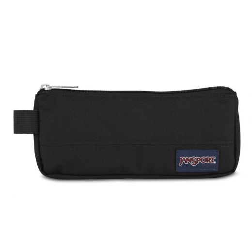 JanSport Basic Accessory Pouch, Black, 0.4 Liter , 9 x 21 x 2.5 cm, Durable Storage Pouch for Stationery, Cables & Essentials