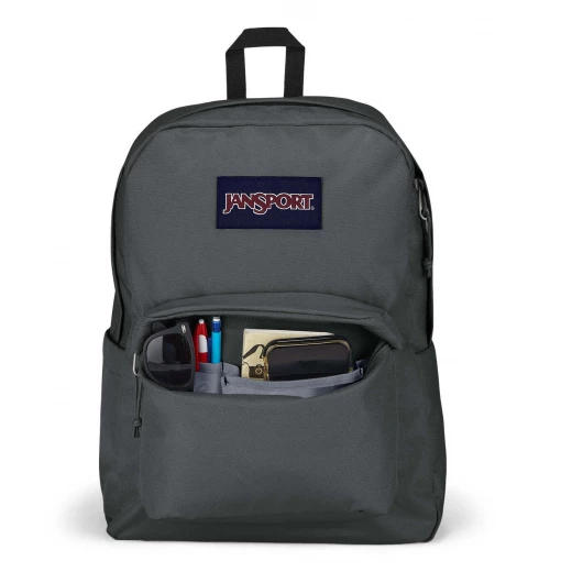 JanSport SuperBreak Backpack – Graphite Grey – Lightweight & Durable for Everyday School or Casual Use - JanSport - Image 2