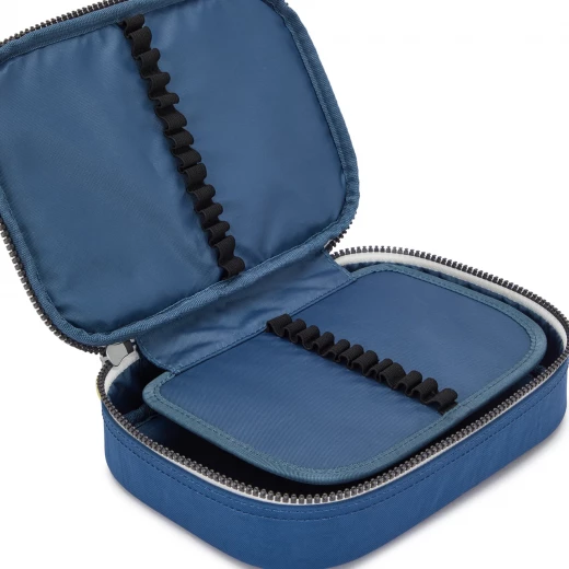 Kipling Large Pencil Case - Unisex Fantasy Blue - Holds 100 Pens 21 x 5 x 15 cm - Kipling - Image 4