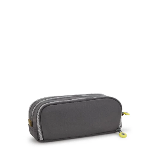 Kipling Gitroy Large Pencil Case, Back to Grey with 3 Compartments, Spacious, Durable & Ideal for School or Office Supplies 23 x 7 x 10 cm - Kipling - Image 4