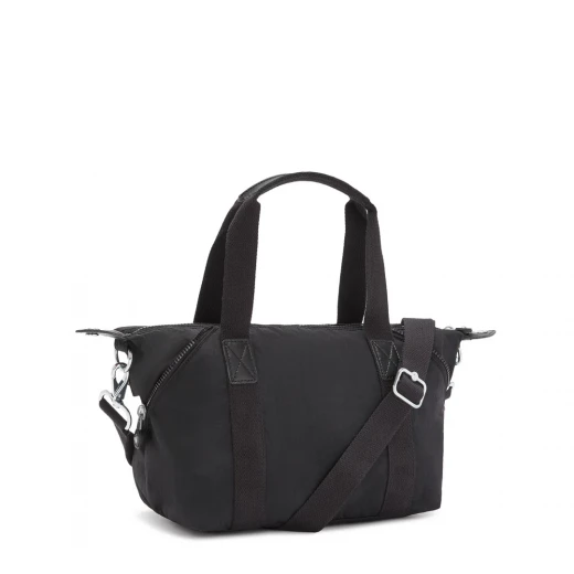 Kipling Art Mini Handbag, Small Grey Bag with Black Noir, Stylish & Functional 34 x 18.5 x 21 cm Ideal for Daily Use or Short Outings - Kipling - Image 3