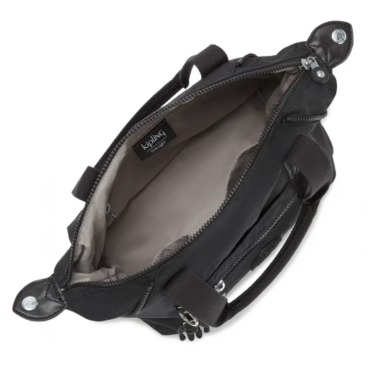 Kipling Art Mini Handbag, Small Grey Bag with Black Noir, Stylish & Functional 34 x 18.5 x 21 cm Ideal for Daily Use or Short Outings - Kipling - Image 4
