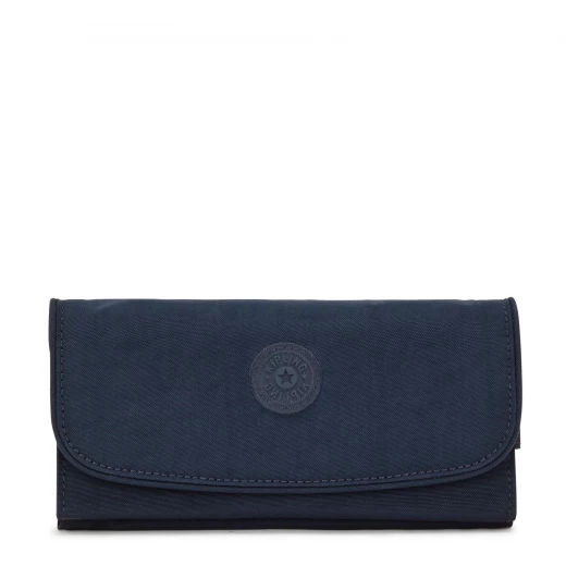 Kipling Money Land Wallet, Blue Bleu with RFID Protection, Spacious, Stylish & Secure for Everyday Use 18.5 x 3 x 10 cm Kipling Money Land Wallet, Blue Bleu with RFID Protection, Spacious, Stylish & Secure for Everyday Use 18.5 x 3 x 10 cm