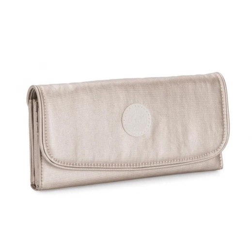 Kipling Money Land Wallet, Metallic Glow (KI7015), Spacious RFID Ladies Wallet with Stylish Metallic Finish 10 x 3 x 18.5 cm - Kipling - Image 5