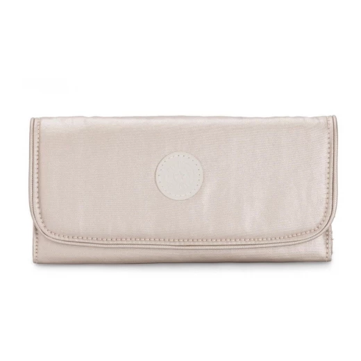 Kipling Money Land Wallet, Metallic Glow (KI7015), Spacious RFID Ladies Wallet with Stylish Metallic Finish 10 x 3 x 18.5 cm Kipling Money Land Wallet, Metallic Glow (KI7015), Spacious RFID Ladies Wallet with Stylish Metallic Finish 10 x 3 x 18.5 cm