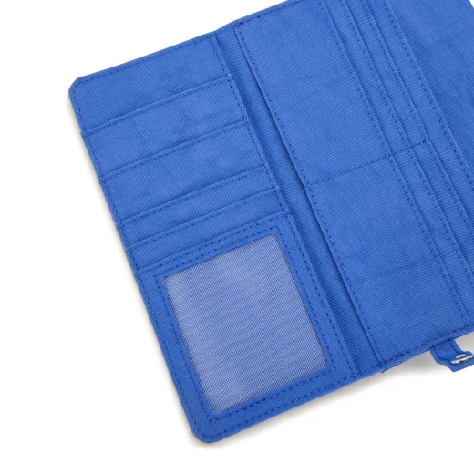 محفظة نسائية موني لاند أزرق هافانا (KI7015) واسعة وأنيقة مزودة بحماية RFID ولمسة نهائية لامعة 10 × 3 × 18.5 سم من كيبيلنج من كيبيلنج - كيبلينج - Image 5