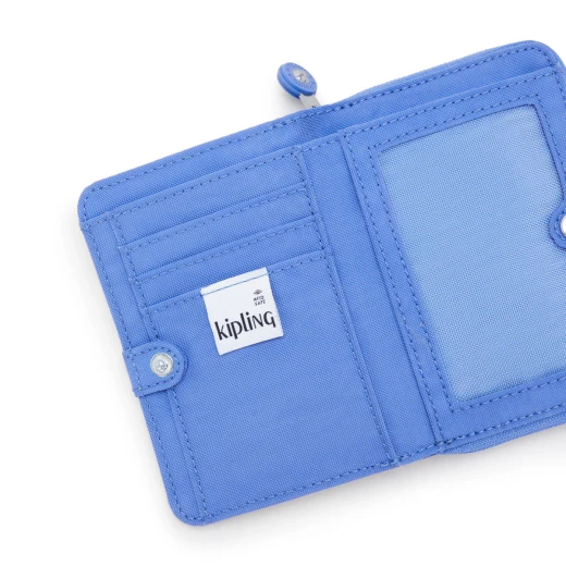 محفظة ماني لوف متوسطة الحجم, لون أزرق كوكتيل, أنيقة وعملية مزودة بحماية RFID، مثالية للاستخدام اليومي 9.5 × 12.5 × 2.5 سم من كيبيلنج - كيبلينج - Image 5