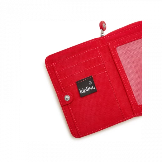 محفظة نسائية ماني لوف لون روج أحمر, أنيقة مزودة بحماية RFID، مثالية للاستخدام اليومي 9.5 × 12.5 × 2.5 سم من كيبيلنج - كيبلينج - Image 2