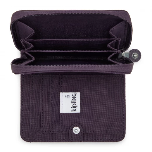 Kipling Money Love Medium Wallet, Ultimate Plum, With RFID Protection, Stylish & Practical for Everyday Use 9.5 x 12.5 x 2.5 cm - Kipling - Image 4