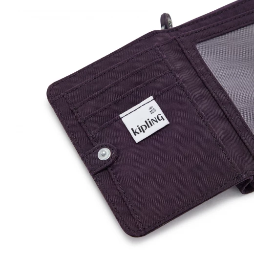 Kipling Money Love Medium Wallet, Ultimate Plum, With RFID Protection, Stylish & Practical for Everyday Use 9.5 x 12.5 x 2.5 cm - Kipling - Image 5