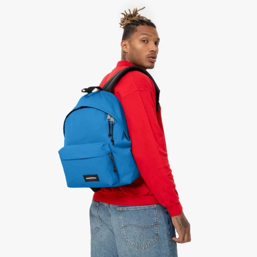 Eastpak Padded Pak'r Backpack 24L – Vibrant Blue– 40 × 30 × 18 cm – Durable School & Travel Bag with Padded Back and Adjustable Straps - Eastpak - Image 2
