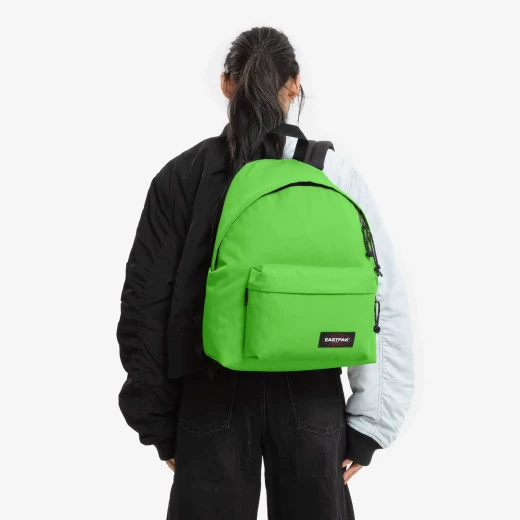 Eastpak Padded Pak’r Unisex Green Backpack – 40 × 30 × 18 cm, 24 L Travel/School Daypack, Durable Polyester, Padded Back & Front Zip Pocket - Eastpak - Image 2