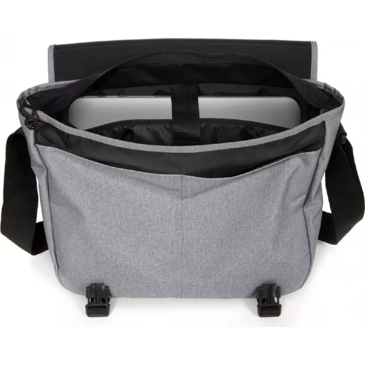 Eastpak Delegate Messenger Bag, Sunday grey, 20L Shoulder/Crossbody Bag, 30.5 × 38.5 × 13 cm, Padded Laptop Sleeve - Eastpak - Image 3