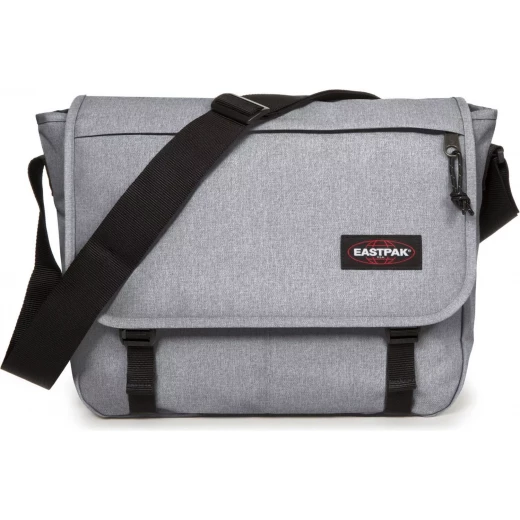 Eastpak Delegate Messenger Bag, Sunday grey, 20L Shoulder/Crossbody Bag, 30.5 × 38.5 × 13 cm, Padded Laptop Sleeve