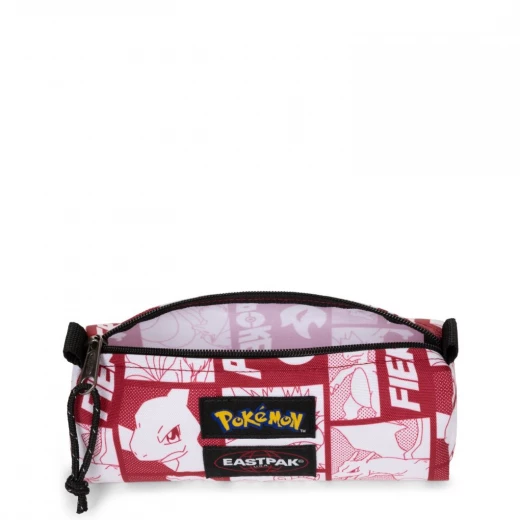 Eastpak × Pokémon Benchmark Single Pencil Case – Red (Burgundy) 6 × 20.5 × 7.5 cm – Collab Edition - Eastpak - Image 2