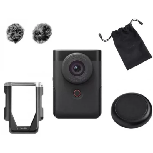 كانون PowerShot V10 (الطراز 5947C006AA) – كاميرا مدوّنة مدمجة بدقة 4K، مستشعر 1 بوصة، حامل مدمج وميكروفون ستيريو كانون PowerShot V10 (الطراز 5947C006AA) – كاميرا مدوّنة مدمجة بدقة 4K، مستشعر 1 بوصة، حامل مدمج وميكروفون ستيريو