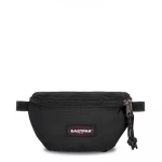 Eastpak Springer Waist Pouch, 2 L Compact Fanny Pack in ‘Springer Black’, Main + Back Zip Compartments, Adjustable Belt – 16.5 × 23 × 8.5 cm - Eastpak