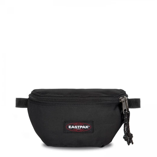 Eastpak Springer Waist Pouch, 2 L Compact Fanny Pack in ‘Springer Black’, Main + Back Zip Compartments, Adjustable Belt – 16.5 × 23 × 8.5 cm Eastpak Springer Waist Pouch, 2 L Compact Fanny Pack in ‘Springer Black’, Main + Back Zip Compartments, Adjustable Belt – 16.5 × 23 × 8.5 cm