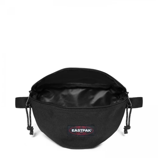 Eastpak Springer Waist Pouch, 2 L Compact Fanny Pack in ‘Springer Black’, Main + Back Zip Compartments, Adjustable Belt – 16.5 × 23 × 8.5 cm - Eastpak - Image 2