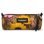 Eastpak Benchmark Single Pencil Case, Popflower Brown Compact 100% Polyester Zip Pouch for Stationery, 20.5 × 7.5 × 6 cm - Eastpak