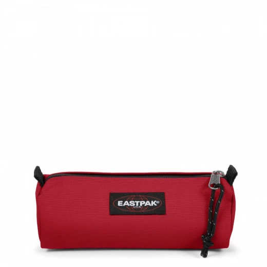 Eastpak Benchmark Pencil Case , Beet Burgundy, Vegan, 6 x 20.5 x 7.5 cm, Durable & Stylish