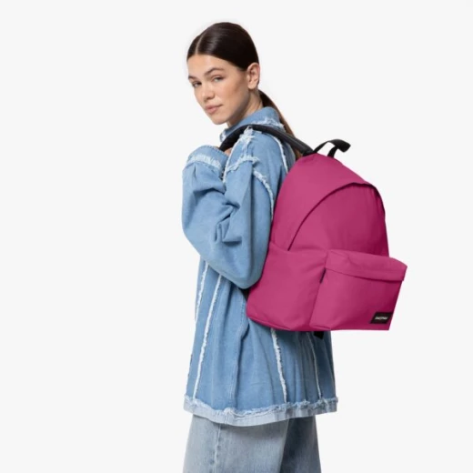 Eastpak Padded Pak'r Backpack 24L – Magnolia Fuchsia 40 × 30 × 18 cm – Durable School & Travel Bag with Padded Back and Adjustable Straps - Eastpak - Image 4