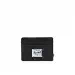 Herschel Charlie Card Holder Wallet –Black Design, Compact Envelope-Style Wallet (8 × 10.5 cm) Men's Accessories - Herschel