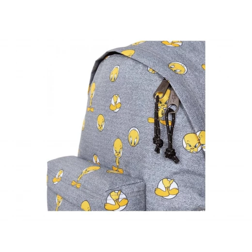 Eastpak Padded Pak’r Tweety Grey  Backpack – 40 × 30 × 18 cm, 24 L Travel/School Daypack, Durable Polyester, Padded Back & Front Zip Pocket - Eastpak - Image 4