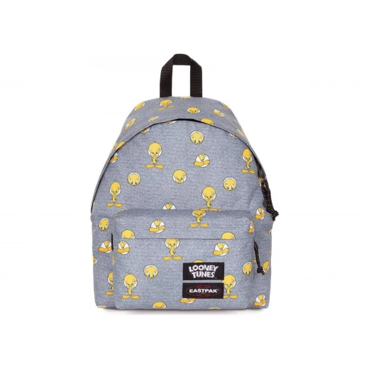 Eastpak Padded Pak’r Tweety Grey  Backpack – 40 × 30 × 18 cm, 24 L Travel/School Daypack, Durable Polyester, Padded Back & Front Zip Pocket