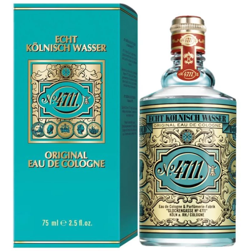 4711 Original Eau De Cologne 75ml Unisex Cologne Refreshing & Invigorating Scent for Men & Women - 4711