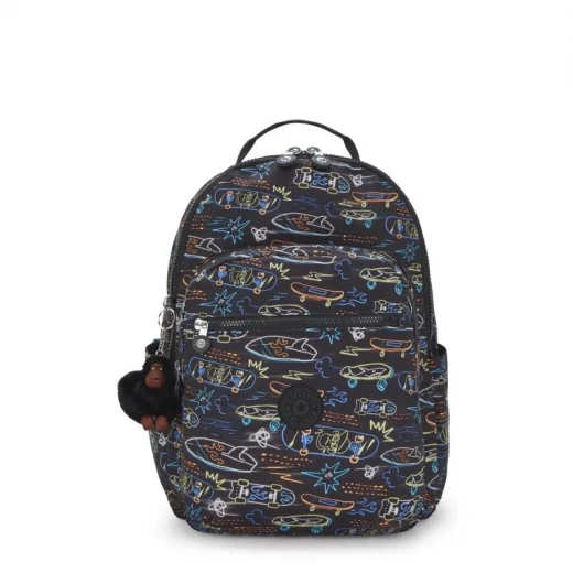 حقيبة ظهر Kipling Seoul College Extra - كبيرة، متينة، أنيقة - كيبلينج - Image 8