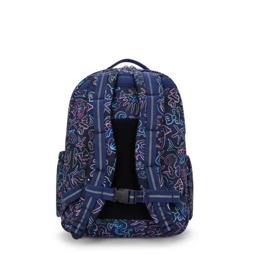 حقيبة ظهر مدرسية من Kipling Seoul College - طبعة Disco Fish - كيبلينج - Image 2