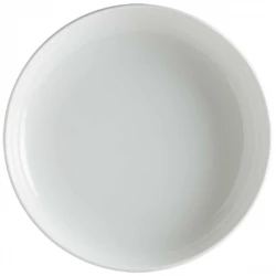 Bonna White Deep Plate 25cm Porcelain Dinnerware
