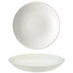 Bonna White Deep Plate 25cm Porcelain Dinnerware