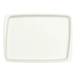 صحن بونا مووف أبيض 36x25 سم - أدوات مائدة بورسلين