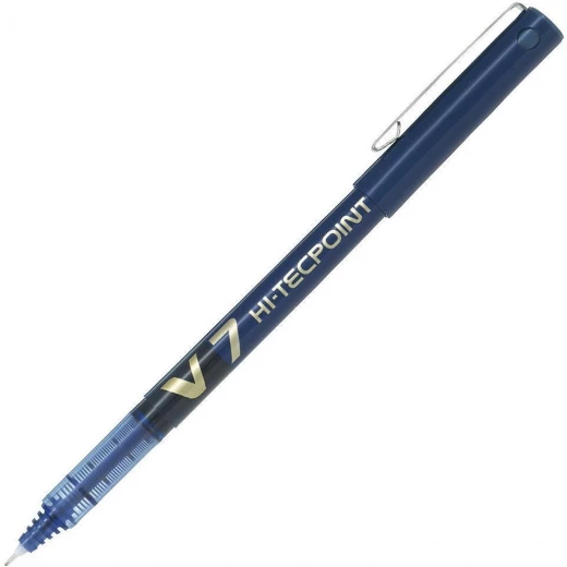 قلم حبر جاف دوار Pilot V7 أزرق عبوة من 12 - 0.7 مم نقطة دقيقة قلم حبر جاف دوار Pilot V7 أزرق عبوة من 12 - 0.7 مم نقطة دقيقة