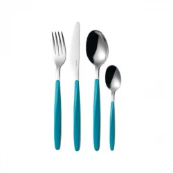Guzzini My Fusion Blue Cutlery Set 24 Pieces