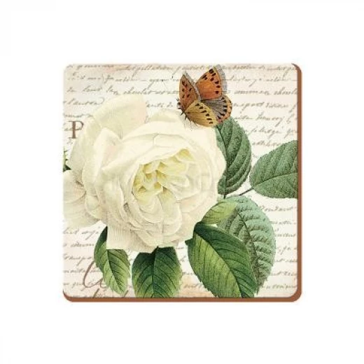 طقم قواعد أكواب KitchenCraft Rose Garden - خشب ملون طقم قواعد أكواب KitchenCraft Rose Garden - خشب ملون