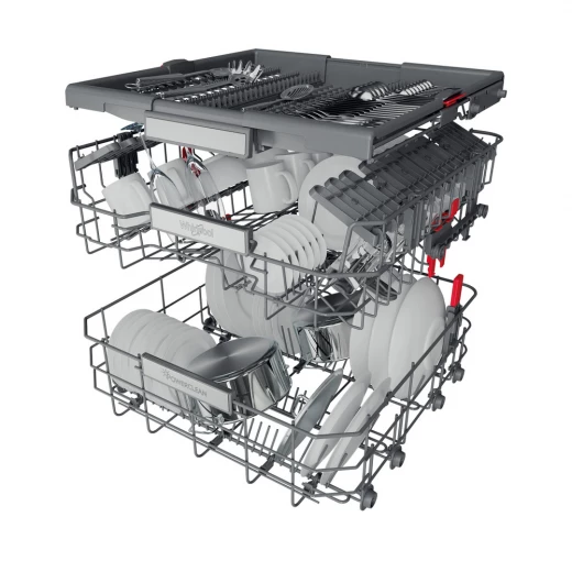Whirlpool WFO3O41PLXUK Full Size Dishwasher – Stainless Steel, 14 Place Settings, Quiet & Efficient - ‎Whirlpool - Image 6